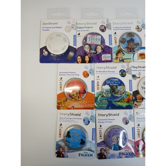 StoryPhones 16 PACK NEW Story Shields Disc Disney Headphones Storytelling SEALED - Picture 2 of 8